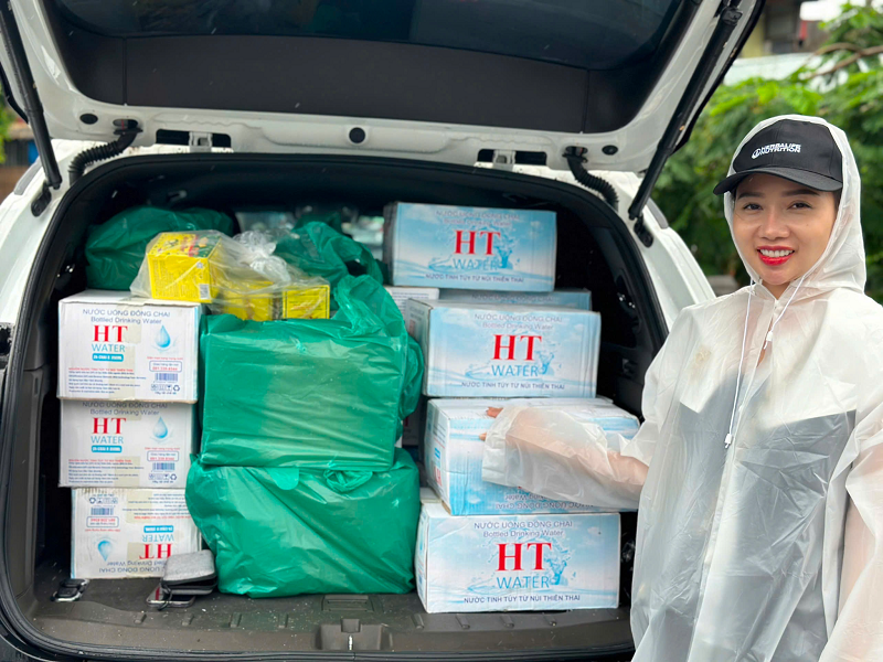 Người đẹp Nguyễn Thị Yến Linh và CLB Ngôi nhà sức khỏe 3S Bắc Ninh: Lòng nhân ái tỏa sáng trong bão lũ